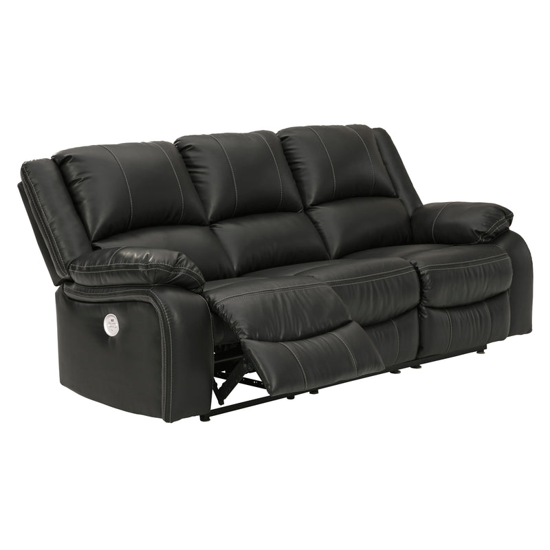 Signature Design by Ashley Calderwell Power Reclining Leather Look Sofa 7710187 IMAGE 3