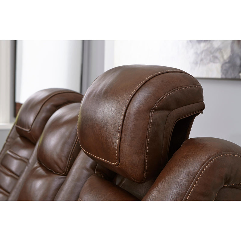 Signature Design by Ashley Backtrack Power Recliner Leather Match Loveseat U2800418 IMAGE 10