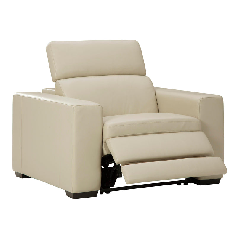 Signature Design by Ashley Texline Power Leather Match Recliner U5960413 IMAGE 3