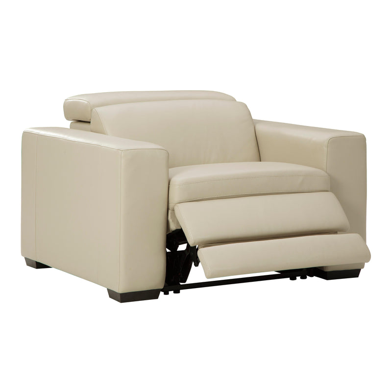 Signature Design by Ashley Texline Power Leather Match Recliner U5960413 IMAGE 4