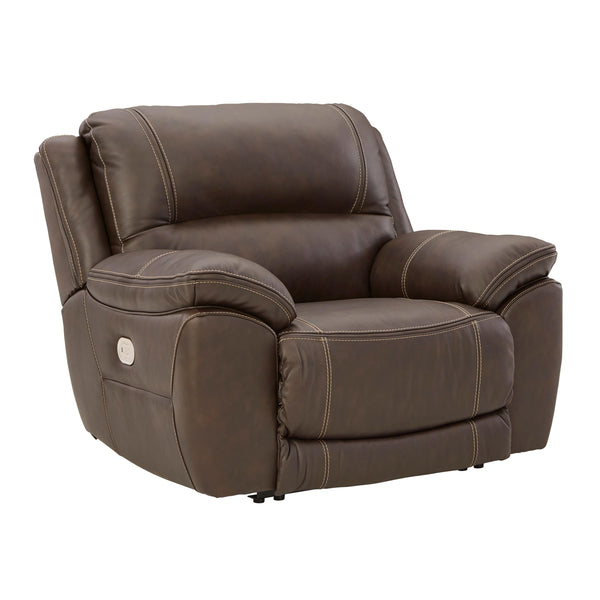 Signature Design by Ashley Dunleith Power Leather Match Recliner with Wall Recline U7160482 IMAGE 1
