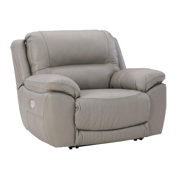 Signature Design by Ashley Dunleith Power Leather Match Recliner with Wall Recline U7160582 IMAGE 1