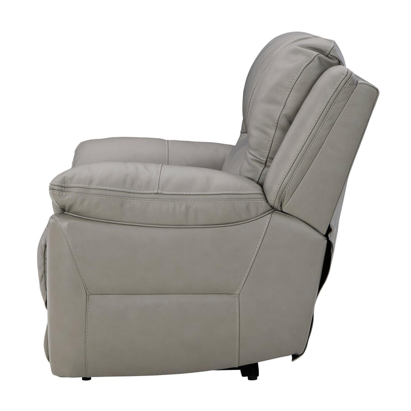 Signature Design by Ashley Dunleith Power Leather Match Recliner with Wall Recline U7160582 IMAGE 5
