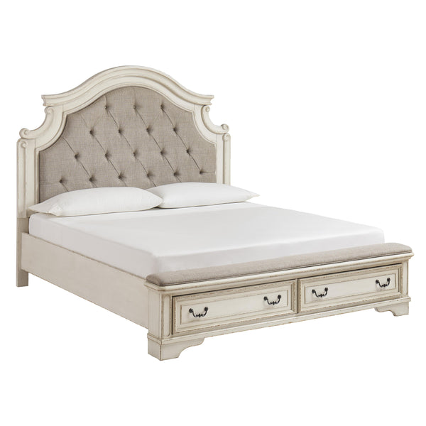 Signature Design by Ashley Realyn Queen Upholstered Bed B743-57/B743-54S/B743-196 IMAGE 1