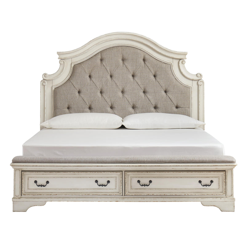Signature Design by Ashley Realyn Queen Upholstered Bed B743-57/B743-54S/B743-196 IMAGE 2