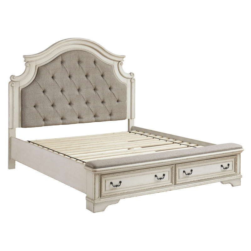 Signature Design by Ashley Realyn Queen Upholstered Bed B743-57/B743-54S/B743-196 IMAGE 4