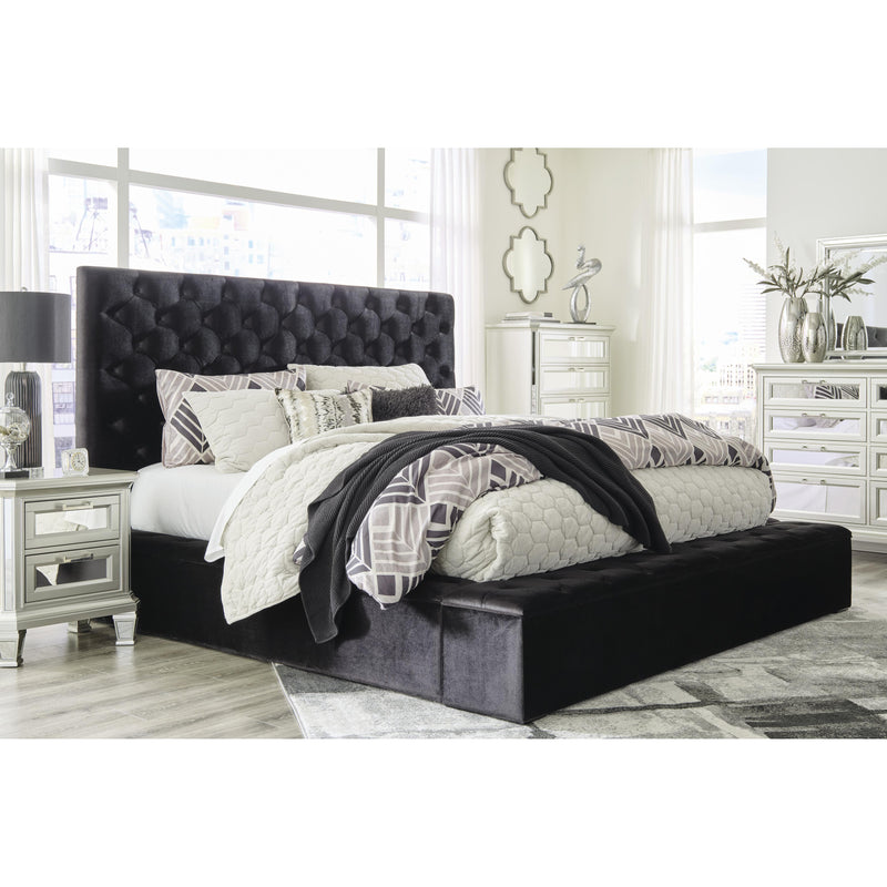 Signature Design by Ashley Lindenfield King Upholstered Bed with Storage B758-158/B758-156/B758-197 IMAGE 8