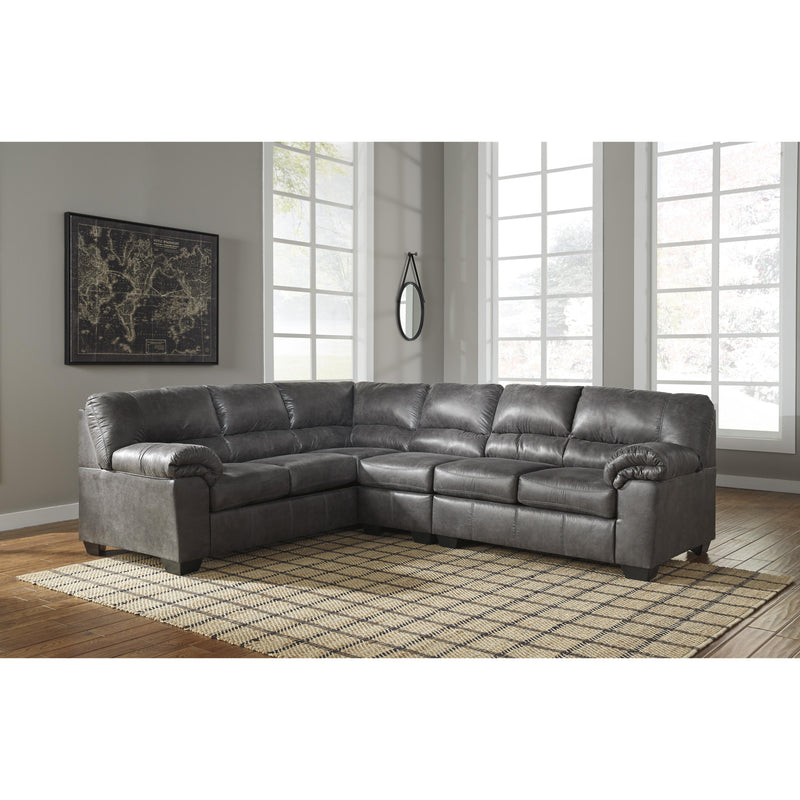 Signature Design by Ashley Bladen Leather Look 3 pc Sectional 1202166/1202146/1202156 IMAGE 2