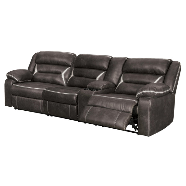 Signature Design by Ashley Kincord Power Reclining Fabric 2 pc Sectional 1310458/1310473 IMAGE 1