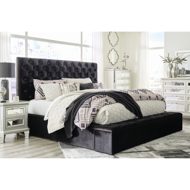 Signature Design by Ashley Lindenfield California King Upholstered Bed with Storage B758-158/B758-156/B758-194 IMAGE 9