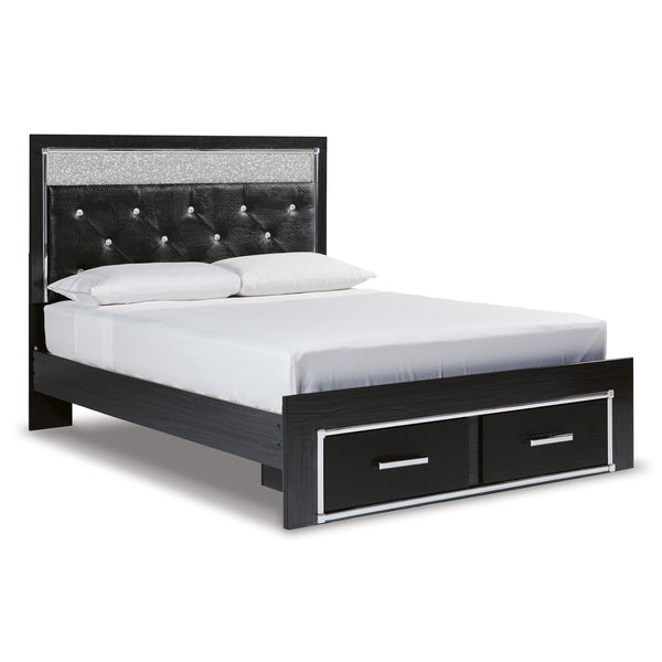 Signature Design by Ashley Kaydell Queen Upholstered Panel Bed with Storage B1420-157/B1420-54S/B1420-95/B100-13 IMAGE 1