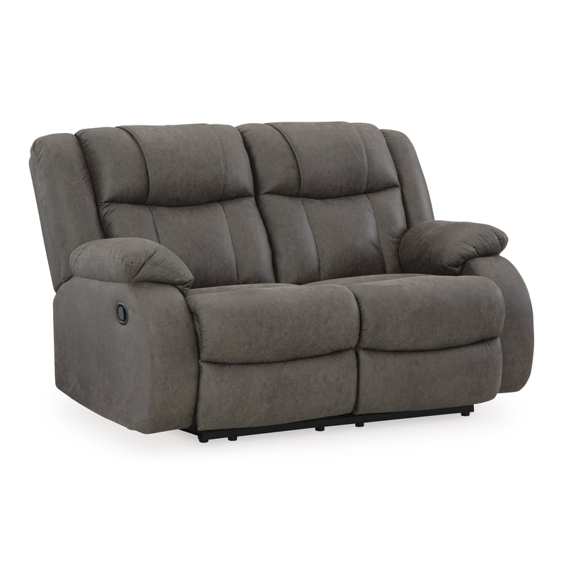 Signature Design by Ashley First Base Reclining Fabric Loveseat 6880486 IMAGE 1