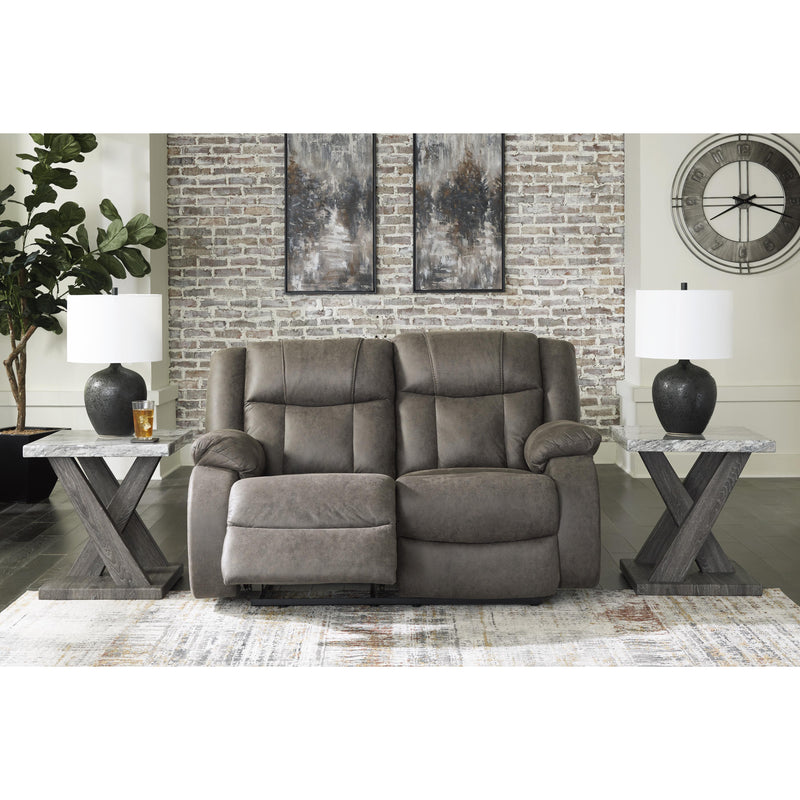 Signature Design by Ashley First Base Reclining Fabric Loveseat 6880486 IMAGE 7